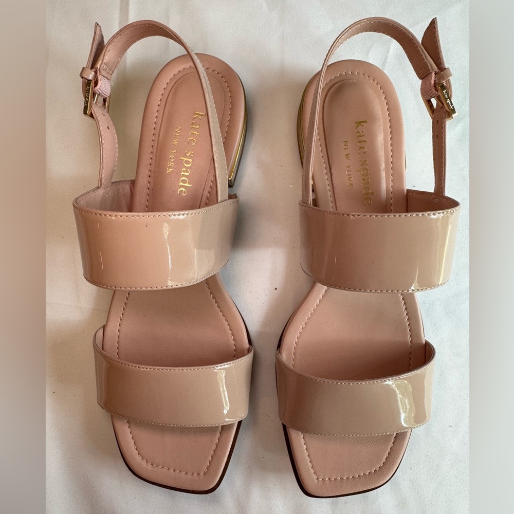 Kate Spade New York Merritt Patent Leather Slingback Sandals